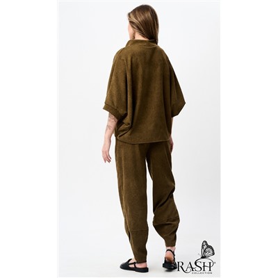 Костюм "Boho" микровельвет хаки