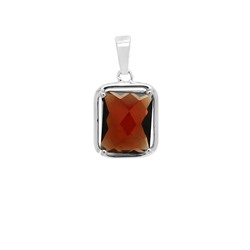 Подвеска из серебра гранат, Астра2