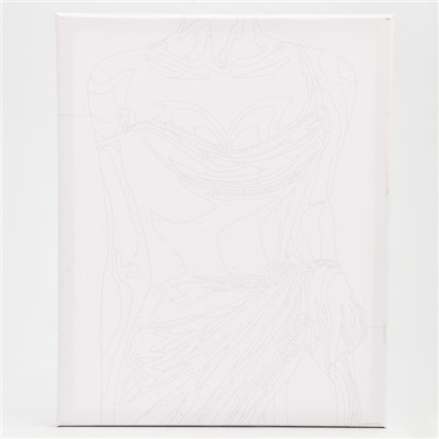 Картина по номерам на холсте с подрамником «Девушка в элегантном платье», 40×50 см