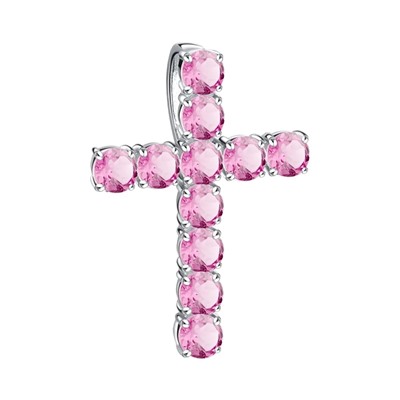 Подвеска из серебра куб.циркон., Л-26831р