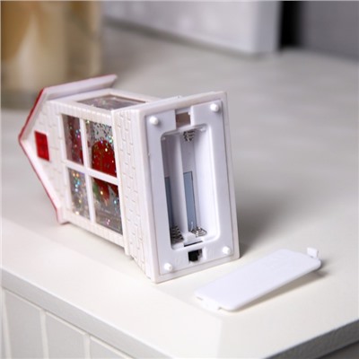 Светодиодная фигура «Дед Мороз» 7.5×12.5×4.9 см, пластик, батарейки АААх2 (не в комплекте), свечение тёплое белое