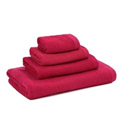 Махровое полотенце "Светофор"-малина 30*50 см. хлопок 100%