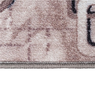 Палас прямоугольный 150×200 см, 100% полиамид, войлок