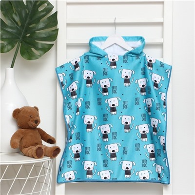 Полотенце - пончо детское LoveLife Cute Dogs, 60×120 см