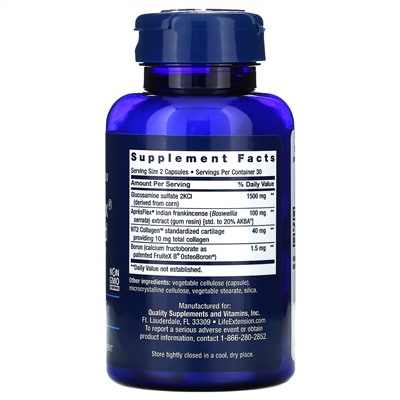 Life Extension, ArthroMax Advanced, усовершенствованный состав, NT2 Collagen и ApresFlex, 60 капсул