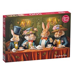 Пазл 500 "Вечеринка кроликов"