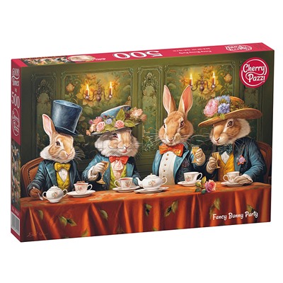 Пазл 500 "Вечеринка кроликов"