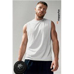 Мужская футболка оверсайз без рукавов Happyfox