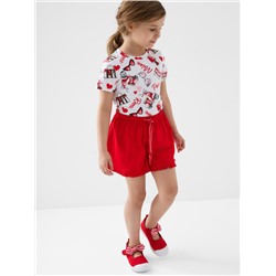 Шорты трикотажные для девочек, 2 шт в комплекте