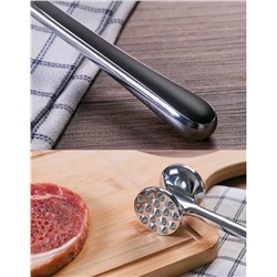 Молоток для отбивания мяса, металл хром