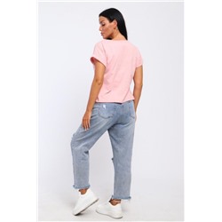 Футболка с надписью Nope, not today, Арт. 804 (Розовый)