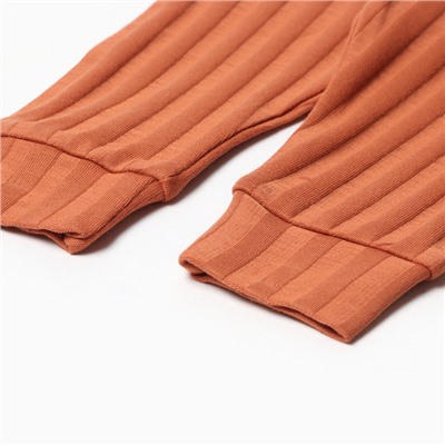 Штанишки детские, рост 68 см, кирпичные