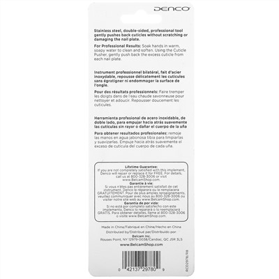 Denco, Cuticle Pusher, 1 Tool