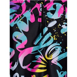 Комплект трикотажный для девочек: купальный костюм, фуфайка (футболка) для плавания