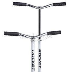 Самокат 2-х колесный ROCKET,колеса PU/ 145 мм,ABEC 7, белый