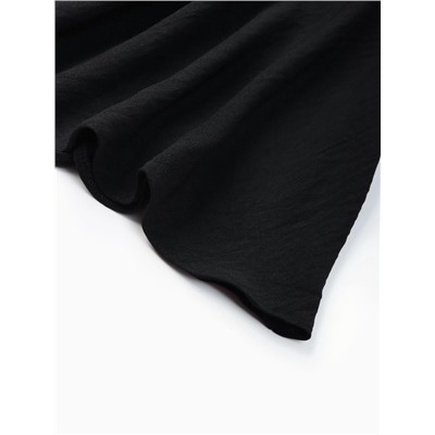 Платье мини женское с глубоким вырезом MINAKU, размер 42, чёрное