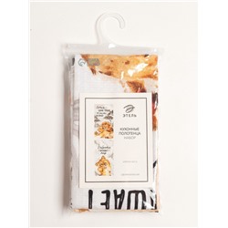 Набор кухонных полотенец Этель «Семья» 40×73 см -2 шт., 100% хлопок, вафля 160 г/м²