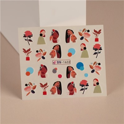 Слайдер - дизайн для ногтей «Лица»