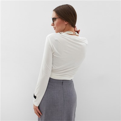 Лонгслив женский MIST, Base, размер onesize, молочный