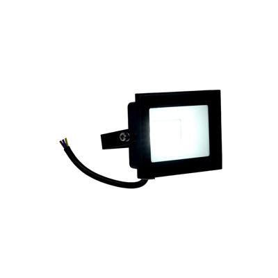 Прожектор светодиодный VKL Electric, 30 Вт, 3600 лм, 6500К, IP65, 220 В чёрный, свечение холодное белое
