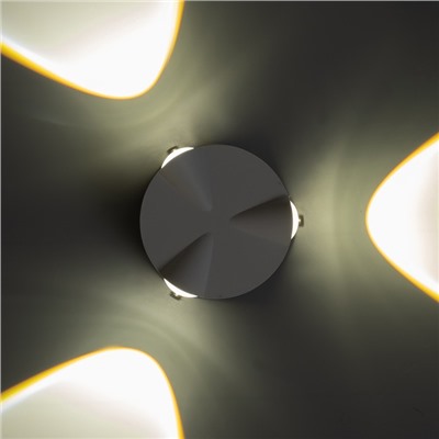 Бра BayerLux «Снек», 3хLED, 3 Вт, 4000К, IP66, белый, 9.3×4.5×9.3 см