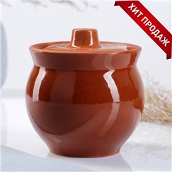УЦЕНКА Горшок керамический для запекания «Аппетитный» 0.4 л, нет крышки