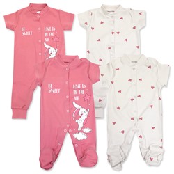 50274 Комбинезон "Влюбленный зайчик" 2022 интерлок