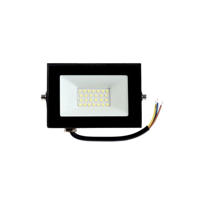 Прожектор светодиодный VKL Electric, 30 Вт, 3600 лм, 6500К, IP65, 220 В чёрный, свечение холодное белое