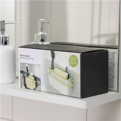 Подставка для ванных и кухонных принадлежностей, 20×9×9 см, цвет МИКС