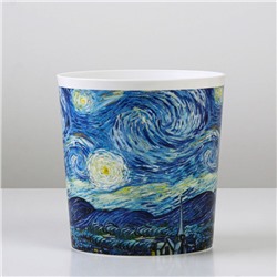 Кашпо для цветов «Искусство», 1.6 л, d=14 см, h=14 см, пластиковое