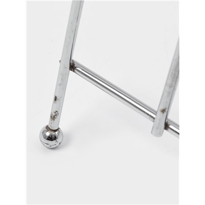 УЦЕНКА Подставка для крышек Доляна, 22.5×19.5×15.5 см, на 5 предметов, цвет хром