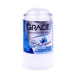 Дезодорант кристаллический минеральный природный Grace НАТУРАЛЬНАЯ СВЕЖЕСТЬ, 50 гр. Таиланд