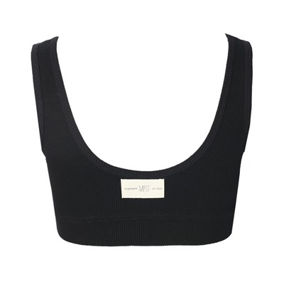 Топ укороченный женский Mist Old School, размер 46, чёрный