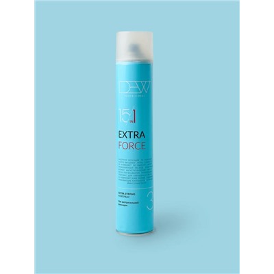 DEW Professional Лак для волос экстрасильной фиксации / 15 in 1 Extra Force, 500 мл 27960