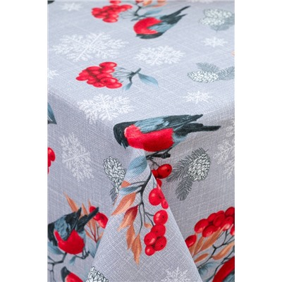 Скатерть Снегири и рябина