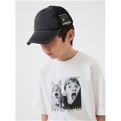 Кепка текстильная джинсовая для мальчиков