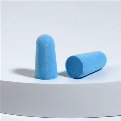 Беруши, 2.5×1 см, набор - 5 пар, в футляре, разноцветные