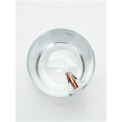 Стакан для виски, непробиваемый, с пулей «ВКС», 250 мл