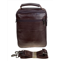 Сумка мужская из натуральной кожи, цвет коричневый