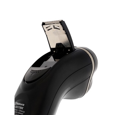 Электробритва Sakura SA-5417BK, роторная, 3 головик, триммер, чёрная