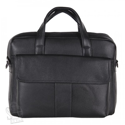 Портфель мужской кожаный 8075G black S-Style