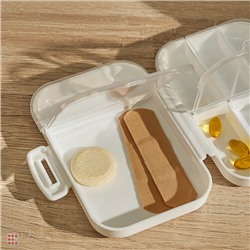 Аптечка-бокс, таблетница дорожная, 8 отделений