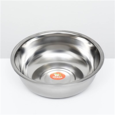 Миска, эконом, 2.4 л, 23×8 см, металл