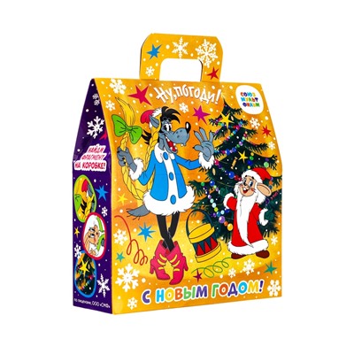 Новогодний подарок, сладкий, детский «Ну Погоди!», детский, 500 г