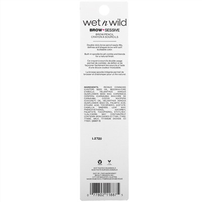 Wet n Wild, Brow Sessive Pencil, Medium Brown, 0.02 oz (0.7 g)