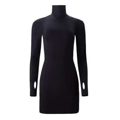 Платье - футляр мини женское MINAKU: PartyDress, чёрное, размер 44