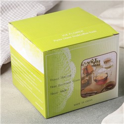 Банка для сыпучих продуктов Magistro «Эко», 1.3 л, 11×14 см, с бамбуковой крышкой, стекло