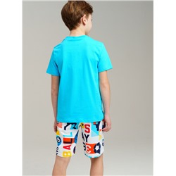 Комплект трикотажный для мальчиков: фуфайка (футболка), шорты