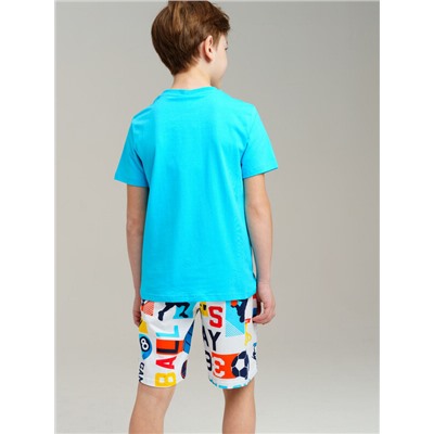 Комплект трикотажный для мальчиков: фуфайка (футболка), шорты