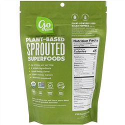 Go Raw, Органические пророщенные семена для добавления в салаты, итальянские травы, 113 г (4 унции)